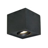 Ceiling light square black Arion