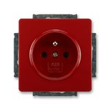 5512A-3459 N Double socket outlet with earthing contacts, shuttered