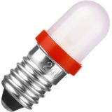 E10 Single Led T8.5x28 12V 20mA AC/DC Diffused Red 20Khrs