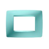 ONE PLATE 3-GANG CARAIBIC BLUE GW16103TL