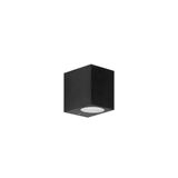 Wall fixture IP44 Kubo Single Emission GU10 7W Black