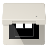 Hinged lid LAN with centre plate LS990BFKLLAN