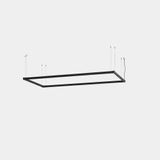 Lineal lighting system Apex Rectangular Pendant 1125mm x 2140mm 117W LED warm-white 2700K CRI 90 ON-OFF Black IP20 9378lm