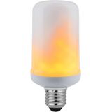 LED E27 T60x140 230V 60Lm 5W 815 AC Flicker Flame Effect Non-Dim