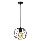 DANZA Pendant light-Black-Ø25-1xE27-40W-Metal