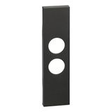 L.NOW - TV-SAT socket cover 1M black