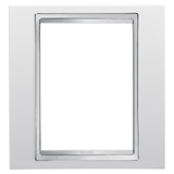 LUX PLATE - BRITISH STANDARD - TECHNOPOLYMER - 1-GANG - WHITE - CHORUSMART