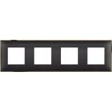 CLASSIA - COVER PLATE 2X4P BLACK GOLD