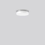 FLAT SLIM round, 12 W, 1000 lm, 830, silver, Phase-cut Ceiling and wal