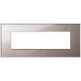 Plate 7M mirror glass shiny bronze