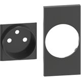 L.NOW - FR/BEL SOCKET COVER 2M BLACK