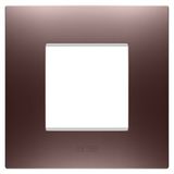 EGO INTERNATIONAL PLATE - IN PAINTED TECHNOPOLYMER - 2 MODULES - COPPER - CHORUSMART