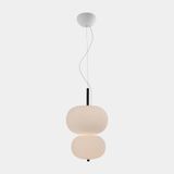 Pendant Ilargi Doble Lamp LED 36.1W 2048lm 2700K Madera Oscura