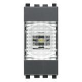 LED-emergency lamp 1M 230V grey