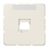 Centre plate for modular jack sockets 569-1WE