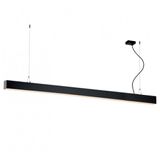 Linear Suspended L3380 3000K Black Dim. Station Ul