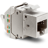 Shielded RJ45 connector STP Cat. 6, PoE++ ready, for bandwidths up to