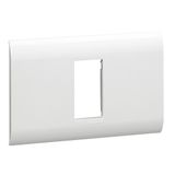 Plate Italian 1 MOD White , Legrand - Mosaic