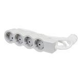 MOES STD SCH  4X2P+E 3M WHITE/GREY