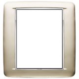 Round plate 8M Galvan.satin nickel