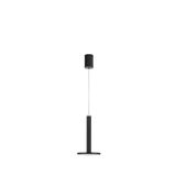 Matt Black Metal   LED 10 Watt 230 Volt   517Lm 3000K IP20   D: 15 H: 160 cm Adjustable height