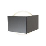 Misano Square IP65 Bi-Directional Wall Light Cool White Graphite