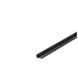 GRAZIA 20 LED Surface profile, flat, smooth, 3m, black