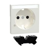 Extension set control light for SCHUKO sockets, polar white glossy, System M