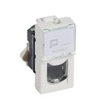 Arteor™ - RJ45 socket category 5e FTP 1 module square White