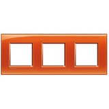 LL - cover plate 2x3P 71mm orange