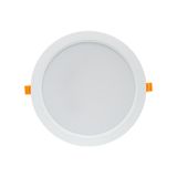 DURE 3 DOWNLIGHT 24W NW 230V 110DEG IP54 IK06 220X34 WHITE ROUND INTEGRATED DRIVE