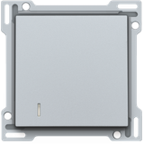 Finishing set for hotel card switch, sterling coated