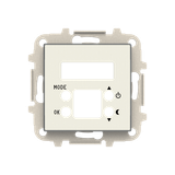 8540.5 BL Cover plate for digital thermostat - Soft White for Thermostat Central cover plate White - Sky Niessen