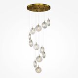 Modern Frozen Pendant lamp Brass