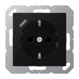 SCHUKO socket with USB charger A1520-18CSWM