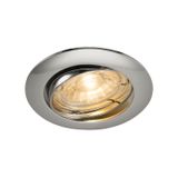 PIKA QPAR51,Recessed ceiling luminaire,adjustable,chrome,50W