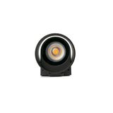 KOV BLACK ROUND WALL L LED 6W 3000K 14°