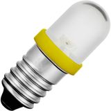 E10 Single Led T8.5x28 130V 5mA AC/DC Water Clear Yellow 20Khrs