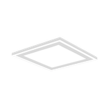 Carus LED ceiling lamp 33x33 cm matt white