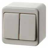 Surf.-mtd double change-over switch, isolated input term., surf.-mtd, 