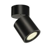 SUPROS CL ceiling light,round ,black,2850lm,4000K SLM LED