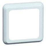 Compacta afdekraam 1-voudig60x60mm, levend wit