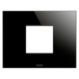 ICE PLATE - IN GLASS - 2 MODULES - BLACK - CHORUSMART