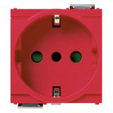 2P+E 16A P30 outlet red