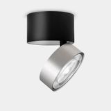 Spotlight Kiva Surface Ø95mm 12W LED warm-white 3000K CRI 90 22.7º PHASE CUT Satin nickel 1320lm