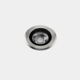 Recessed uplighting IP66-IP67 Max Medium Round Trim LED 7.9W LED warm-white 2700K AISI 316 stainless steel 423lm