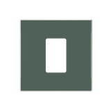 8555 CM simple VDI con. unit CP VDI 1 gang Green - Sky Niessen