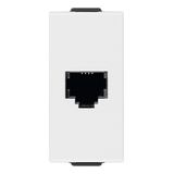 Phone jack RJ11 6/4 white