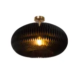 Lucide ARMONI - Ceiling lamp - Ø 52 cm - 1xE27 - Black