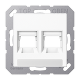 Centre plate for MJ IF f. 2 socket A1569-2NAPANDWW